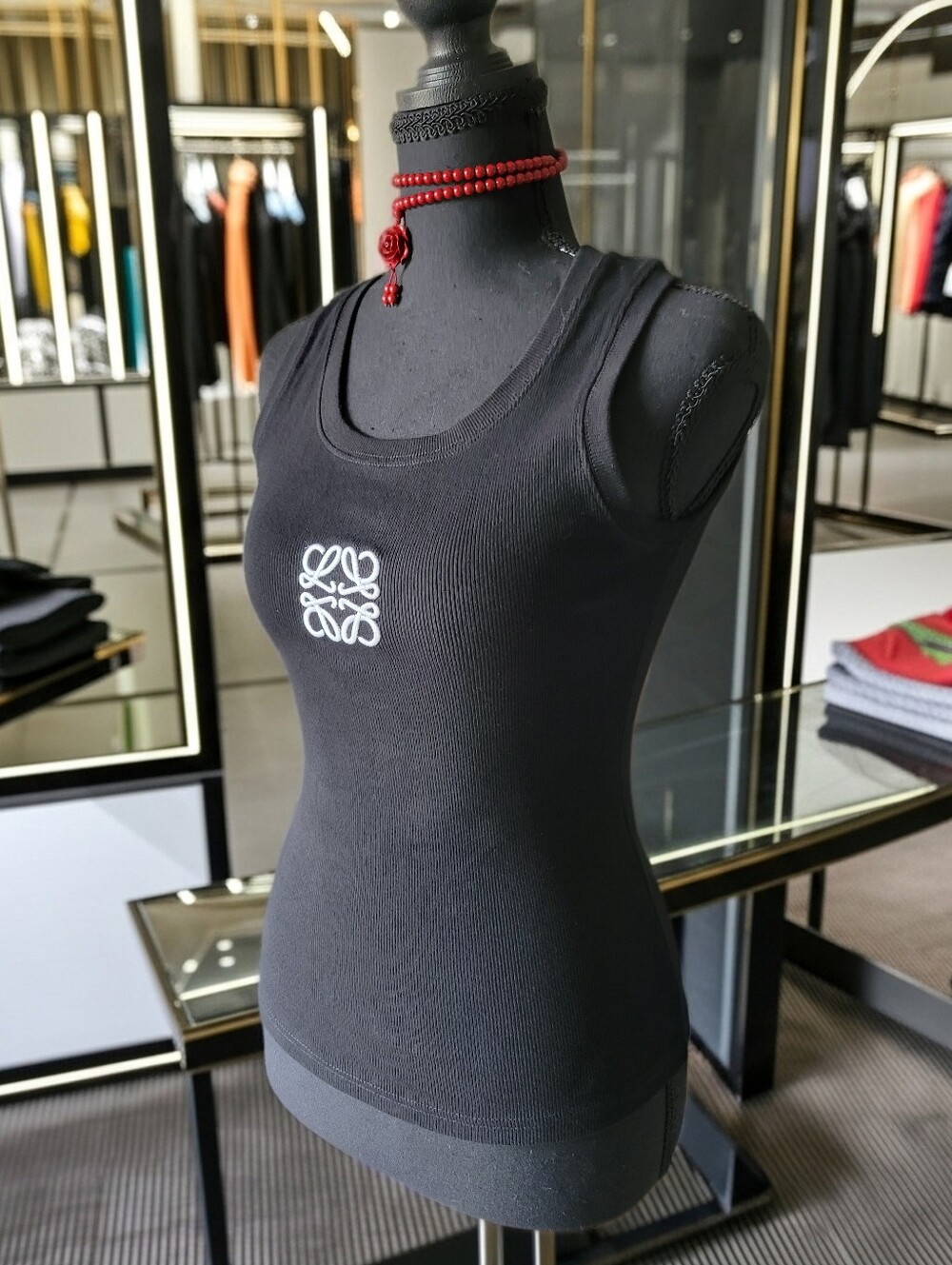 LOEWE Anagram Ribbed Sleeveless Top | NWT | Luxury Designer - Picture 9 of 9